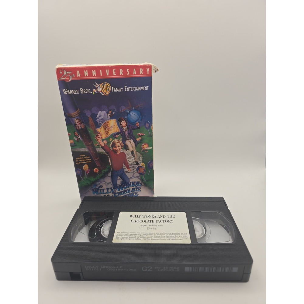 Willy Wonka and the Chocolate Factory (VHS, 1999, Remastered 25th Ann.) - Picture 7 of 7